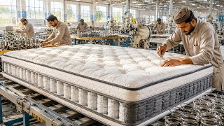 Inside Cutting-Edge Mattress Factories Making Incredible Luxury Spring Beds