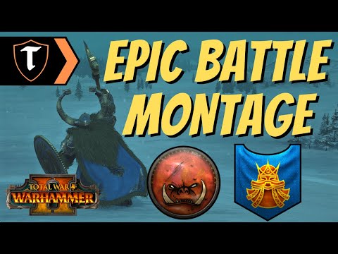 total war warhammer 2 epic Battle :  Dwarf VS Greenskins