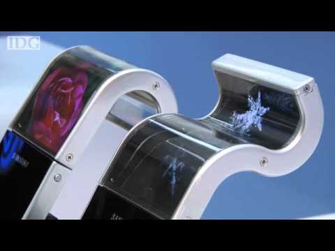 Pantallas flexibles y transparentes en el CES 2011