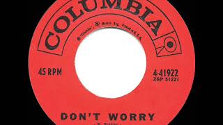 1961 HITS ARCHIVE: Don’t Worry - Marty Robbins  (a #2 record--hit 45 single version)