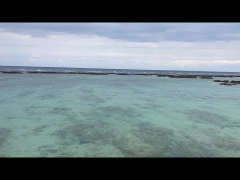 バーチャル散策【与名間ビーチ(徳之島)1/2】駐車場→ビーチ