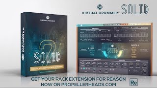 Video thumbnail for Now available as Rack Extension: Virtual Drummer SOLID 2 by ujam Instruments