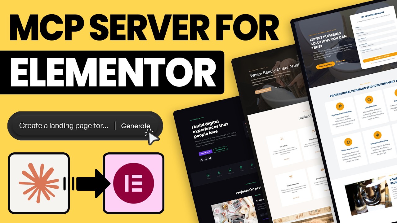 Create Elementor Landing Pages FAST with Claude and MCP Server