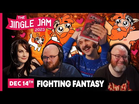 Fighting Fantasy | w/ Lewis, Simon, Nina & Jack | Jingle Jam 2023 | Day 14 | (14/12/2023)