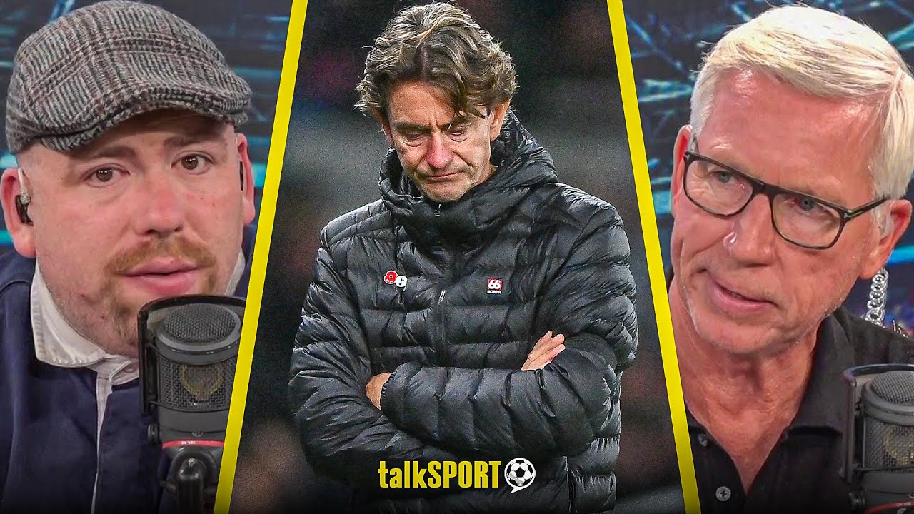 "CONFUSED!" Alan Pardew CLAIMS Thomas Frank is LOST at Spurs & SLAMS Van de Ven & Spence's fan snub