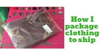 Selling Clothing on eBay - UPDATED - How I package , store & ship clothes