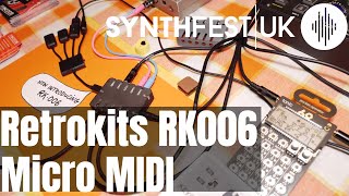 Video thumbnail for SYNTHFEST 2019 - Retrokits RK006 Micro MIDI Router by sonicstate