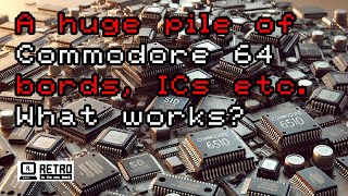 A BOX full of Commodore 64 stuff - Testing & stuff #pcbway #retrogaming #c64 #commodore64 #commodore