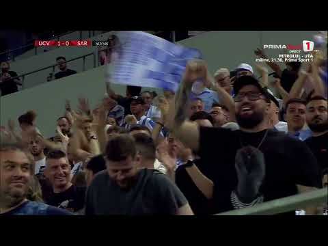 REZUMAT. Universitatea Craiova - FK Sarajevo 4-0. Oltenii se dezlănțuie și întorc calificarea