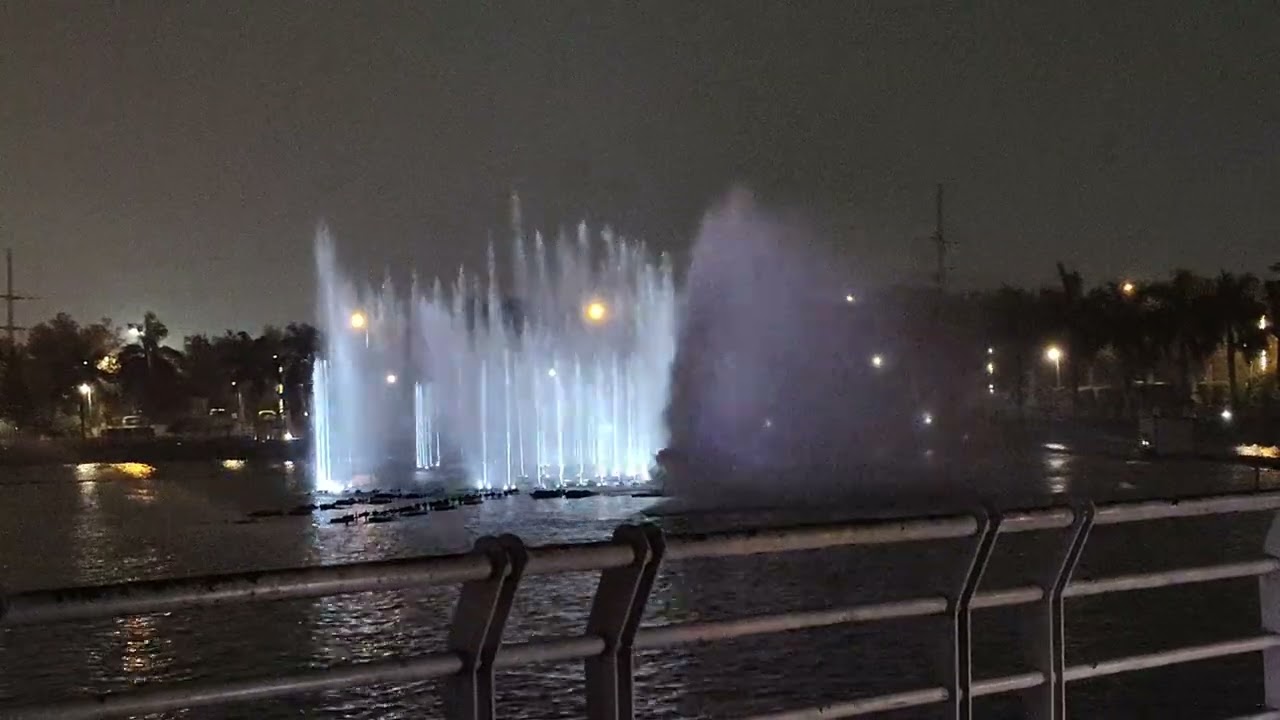 Lazer light show at Ganeshwar Mishra Park,Lucknow