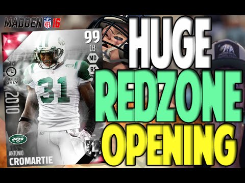 100 MAN COVERAGE!! HUGE REDZONE PACK OPENING | MADDEN 16 ULTIMATE TEAM PACK OPENING