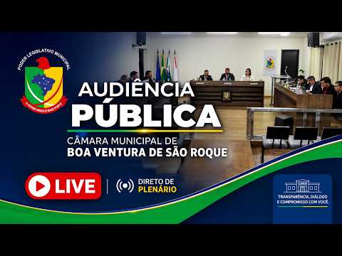 ​Audiência Pública: Tarifa Social de Água e Reajuste Tarifário