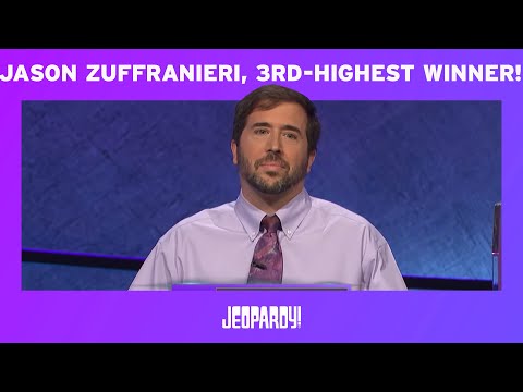 Jason Zuffranieri, 3rd-Highest Money Winner! | JEOPARDY!