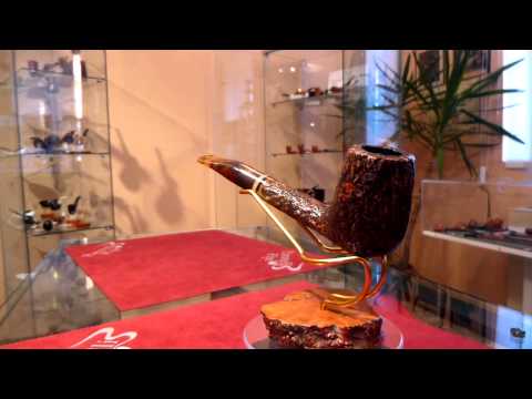 Pipa radica chimney fatta a mano - www.paronellipipe.it