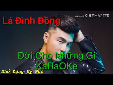 [ Karaoke ] Đời Cho Những Gì | ƯNG HOÀNG PHÚC ft Khánh Jayz,Đạt G