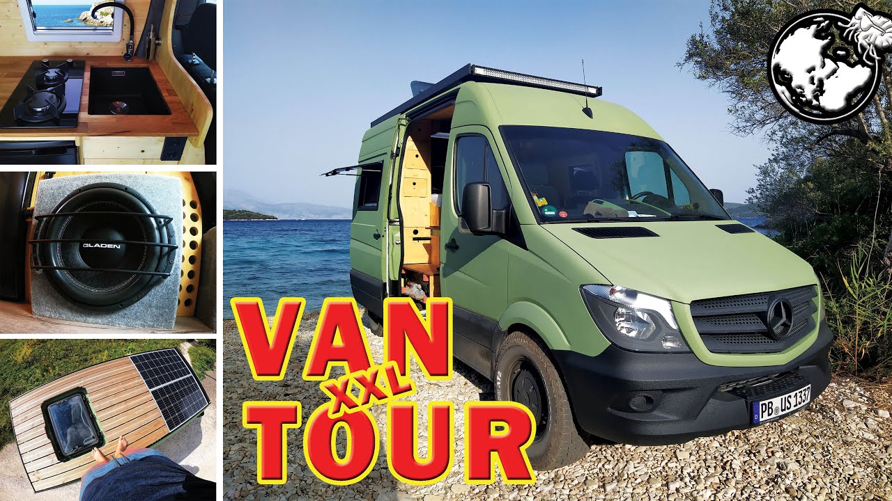 DIY Campervan ┃ XXL Roomtour ┃ Mercedes Sprinter Selbstausbau
