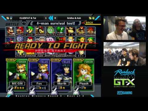 Runback 2017 Doubles WR3 - CLG|SFAT & Tai (Blue) vs Gridloc & Ash (Green)