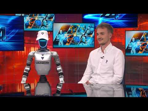 24 UR ZVEČER | PRVIČ V STUDIU HUMANODINI ROBOT JOŽE