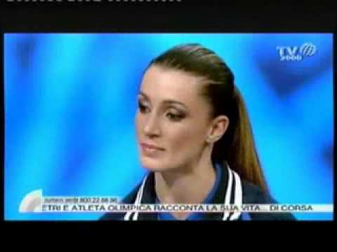 Chiara Bazzoni (atletica) ospite del programma "Nei cuori dei giorni Indaco" - TV 2000 - 1^ p.
