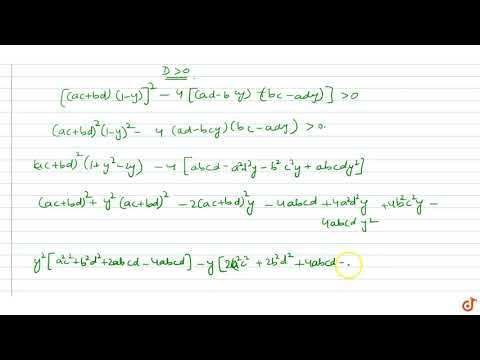 Show that the expression `((ax-b)(dx-c))/((bx-a)(cx-d))` will be capable of all values when x i...