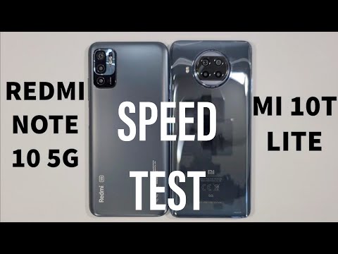 Xiaomi Redmi Note 10 5G vs Xiaomi Mi 10T Lite Speed Test