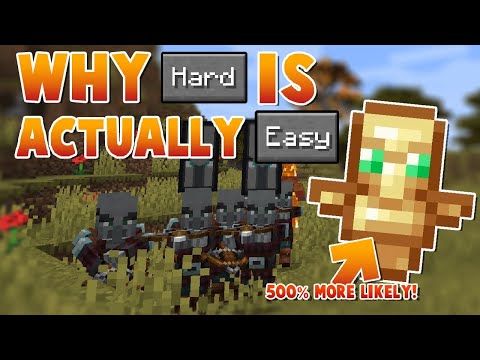 Why Hard Difficulty In Minecraft Is Actually EASIER