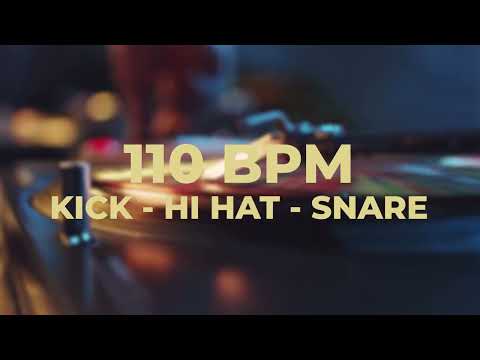 110 BPM METRONOME | KICK - HI HAT - SNARE