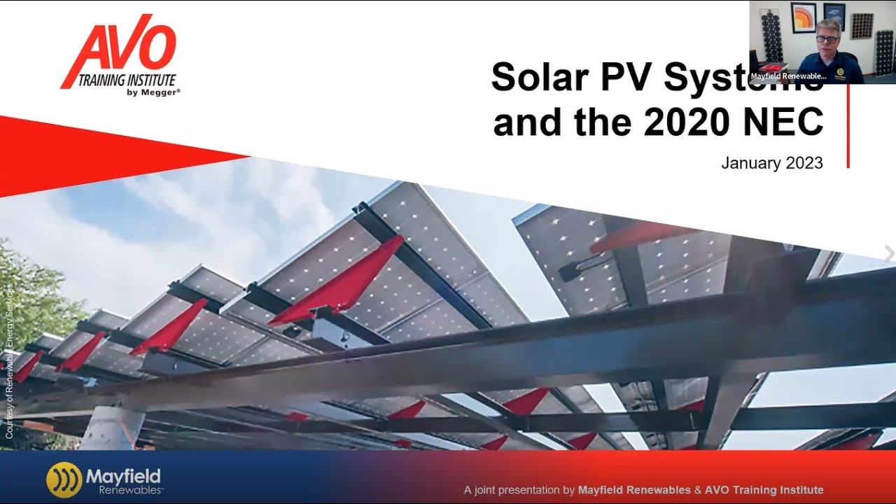 Ask Mayfield Anything: PV+ESS Course Preview with AVO Training Institute