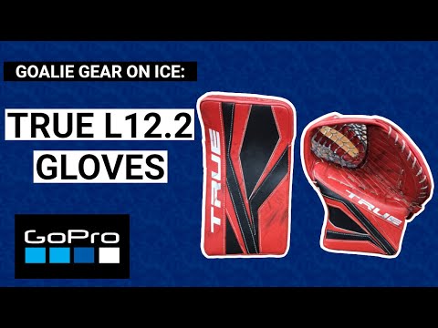 GoPro Hockey Goalie Gear On Ice: True L12.2 Blocker and Catcher (600 Break)