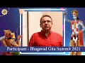Watch Beautiful Testimony Of Amit Mutreja About Bhagavad Gita Summit 2021