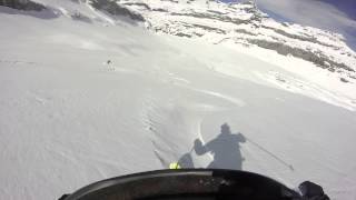 preview picture of video 'Daubenhorn backcountry skiing'