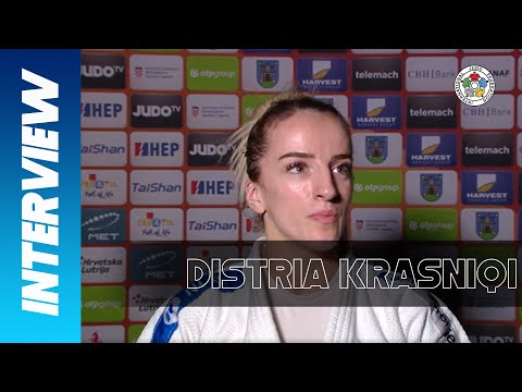 Distria KRASNIQI (KOS) - Winner in the -52 kg