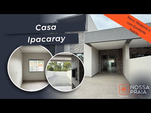 Vídeo - Casa com 3 dormitórios à venda, 80 m² por R$ 420.000,00 - Ipacaray - Itapoá/SC - Casa em Brandalize, Itapoá - à venda - Nossa Praia Imóveis