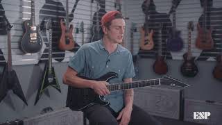 Video thumbnail for ESP Guitars: Bobby Lynge (Fit for a King) on the E-II Horizon NT-7 EverTune by ESP Guitars USA