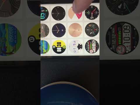 Download watch faces via app FitCloudPro
