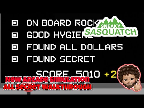 Sneaky Sasquatch - Arcade Simulation All Secret Walkthrough [edited]