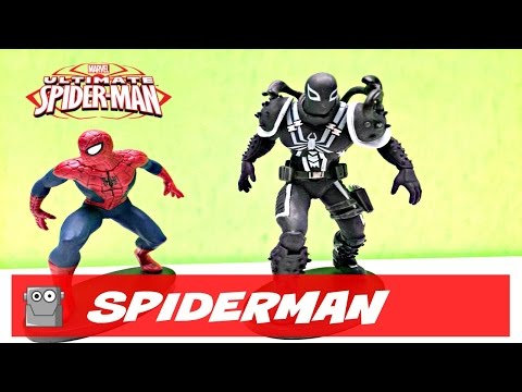 ULTIMATE SPIDERMAN Characters Electro Venom Iron Spider Scorpion Video