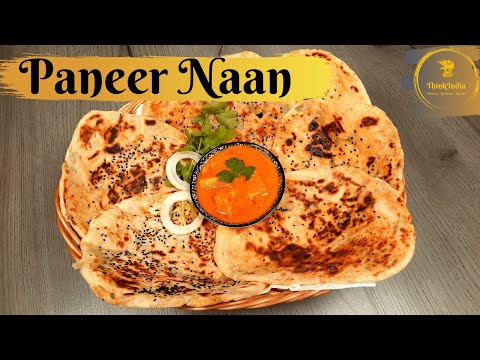 [DEUTSCH] indisch Kochen : Naan Brot  | gefülltes Naan Brot auf der Pfanne | Paneer Naan Rezept