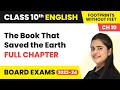 The Book That Saved The Earth Full Chapter Explanation Que Ans Class 10 English Chapter 10 2022 23