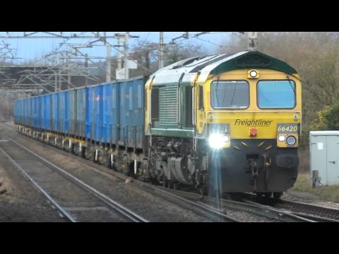Fantastic Afternoon At Acton Bridge Cheshire  Freight/Passenger Trains December ￼17th 2025 WCML 