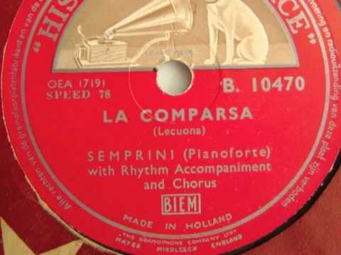 Semprini - La  Comparsa - 78 giri