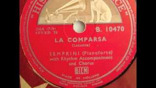Semprini - La  Comparsa - 78 giri