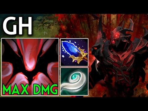GH Shadow Fiend Max DMG Requiem 9k Combo 7.06 Dota 2
