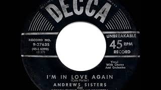 1951 Andrews Sisters &amp; Gordon Jenkins - I’m In Love Again