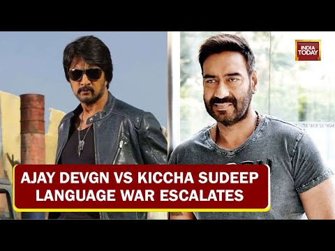Ajay Devgn Vs Kiccha Sudeep Superstar Language War Escalates, Netas Muscle Into Language Debate
