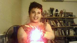 Red Energy Blast from my Palm. Hadouken! (Dark Hadou)
