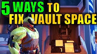 Destiny: 5 Ways to FIX VAULT SPACE (Without Increasing Vault Space)! Age of Triumph