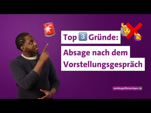 🔥 Gründe für Absagen nach dem Vorstellungsgespräch