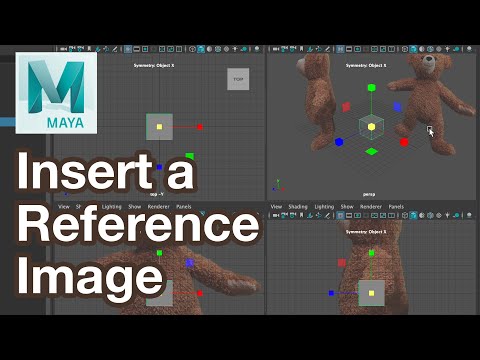 How to Insert a Reference Image in Maya Tutorial using a Free Image Plane