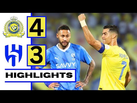 Al Nassr vs Al Hilal 4-3 | Ronaldo vs Neymar | All Goals & Highlights 2024 HD